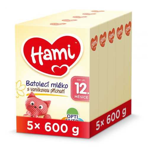 Hami 12m+ Vanilka 5x600 g Hami