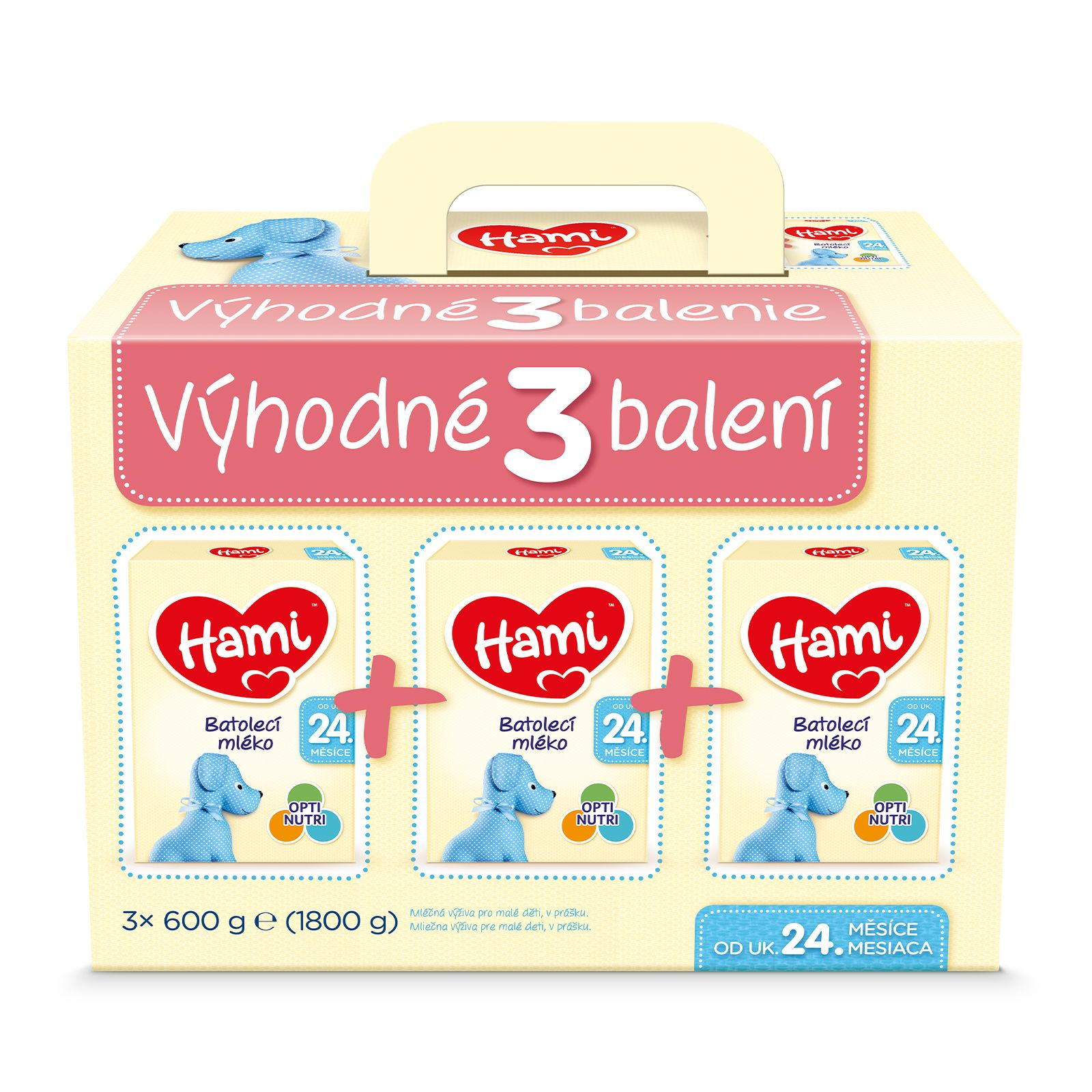 Hami 24+ Výhodné balení 3x600 g Hami