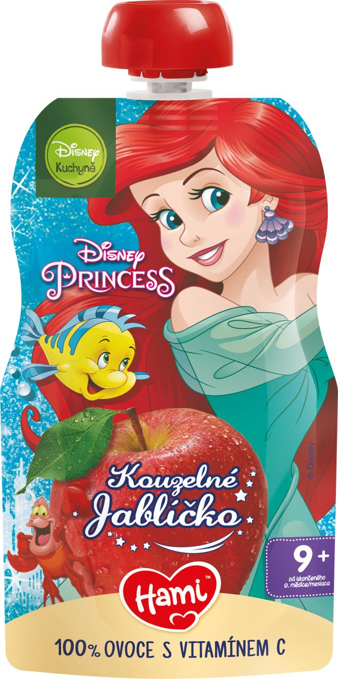 Hami Disney Princess jablíčko kapsička 6x110 g Hami