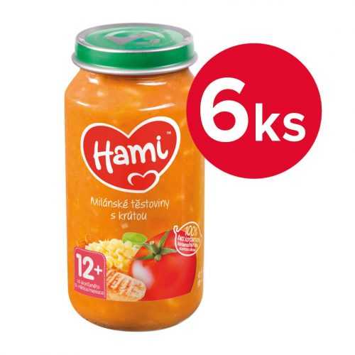 Hami Milánské těstoviny s krůtou 12m+ 6x250 g Hami