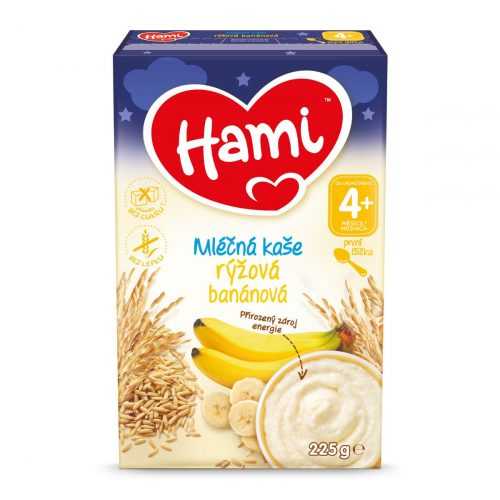 Hami Mléčná kaše rýžová banánová 225 g Hami