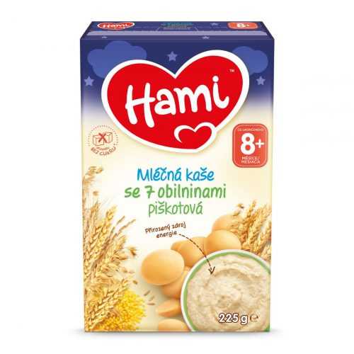 Hami Mléčná kaše se 7 obilninami piškotová 225 g Hami