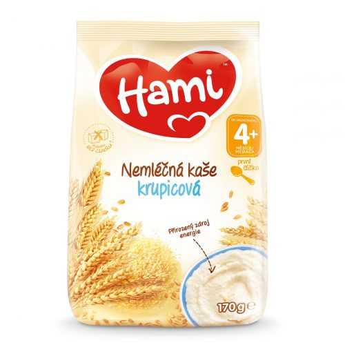 Hami Nemléčná kaše krupicová 170 g Hami