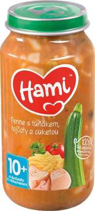 Hami Penne s tuňákem a rajčaty 10+ masozeleninový příkrm 250 g Hami