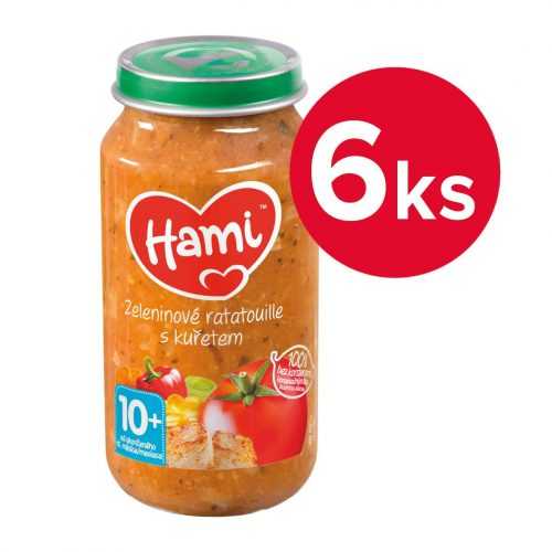 Hami Zeleninové ratatouille s kuřetem 10m+ 6x250 g Hami