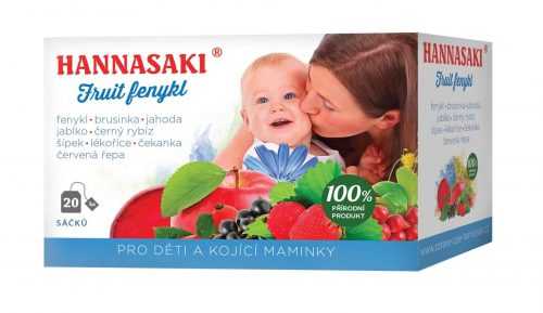 Hannasaki Fruit Fenykl pro děti a kojící maminky 20 sáčků Hannasaki
