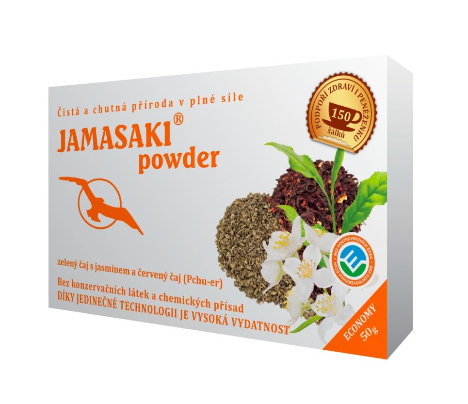 Hannasaki Jamasaki powder sypaný čaj 50 g Hannasaki