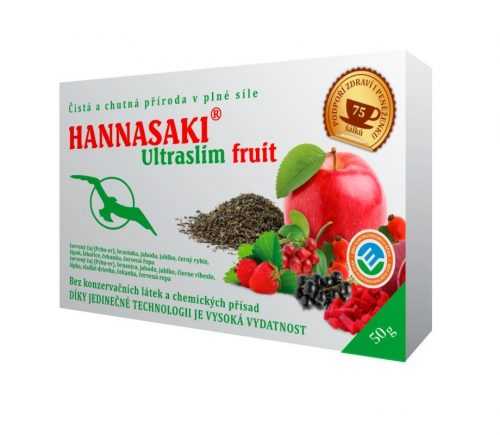 Hannasaki Ultraslim Fruit sypaný čaj 50 g Hannasaki
