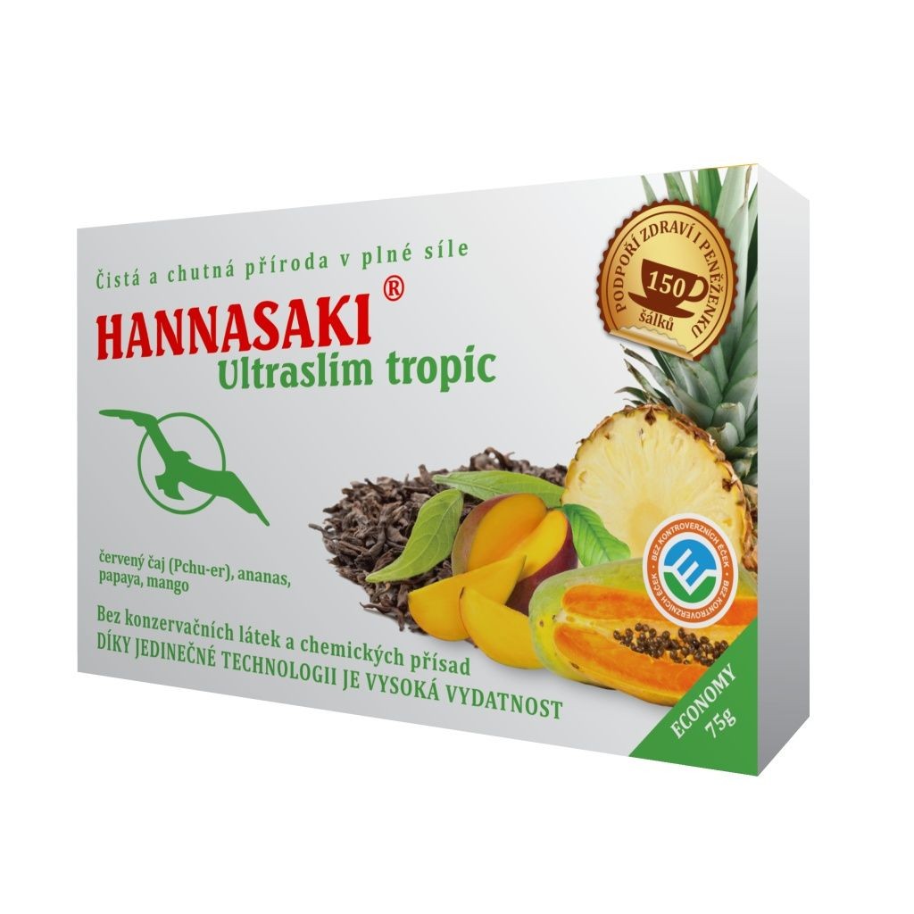 Hannasaki Ultraslim Tropic sypaný čaj 50 g Hannasaki
