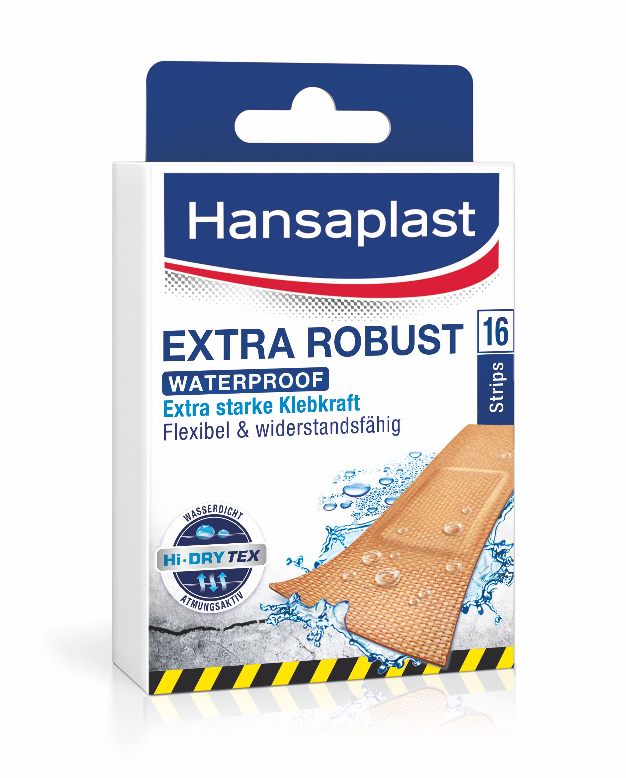 Hansaplast Extra Robust voděodolná náplast 16 ks Hansaplast