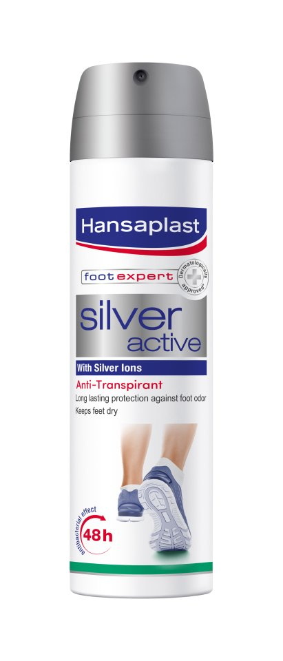 Hansaplast Silver Active sprej na nohy 150 ml Hansaplast