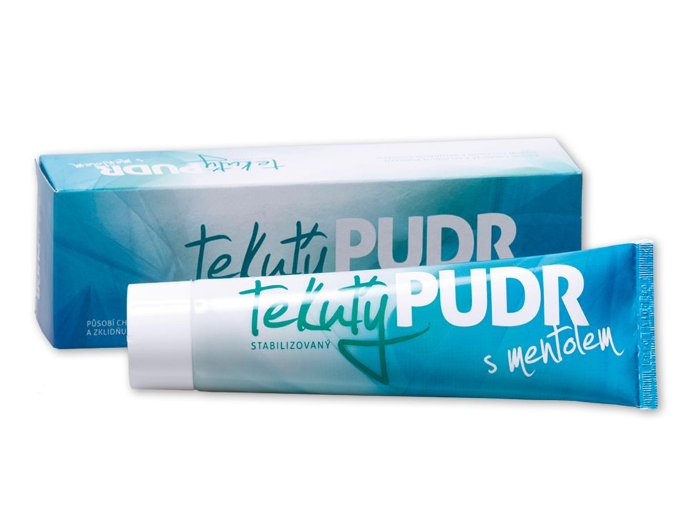 Hbf Tekutý pudr s mentolem 100 g Hbf