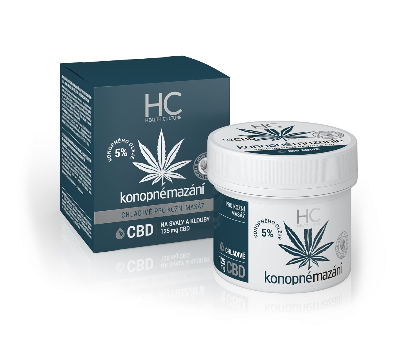 Health Culture CBD konopné mazání chladivé 125 ml Health Culture