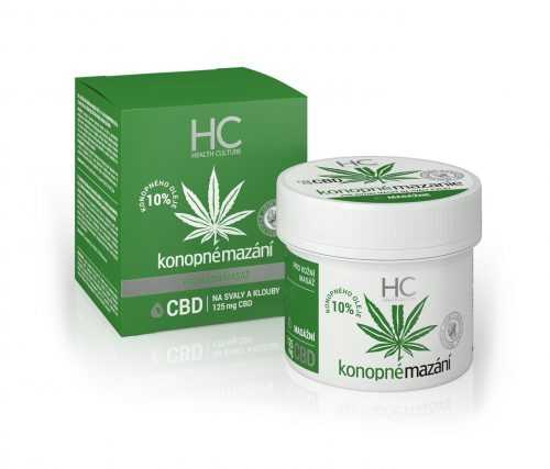 Health Culture CBD konopné mazání masáž 125 ml Health Culture