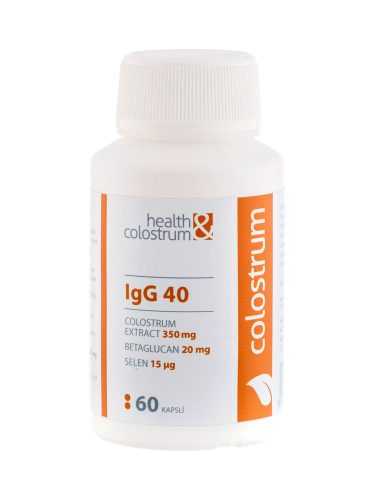 Health&colostrum IgG40 Colostrum + Betaglukan + Selen 60 kapslí Health&colostrum