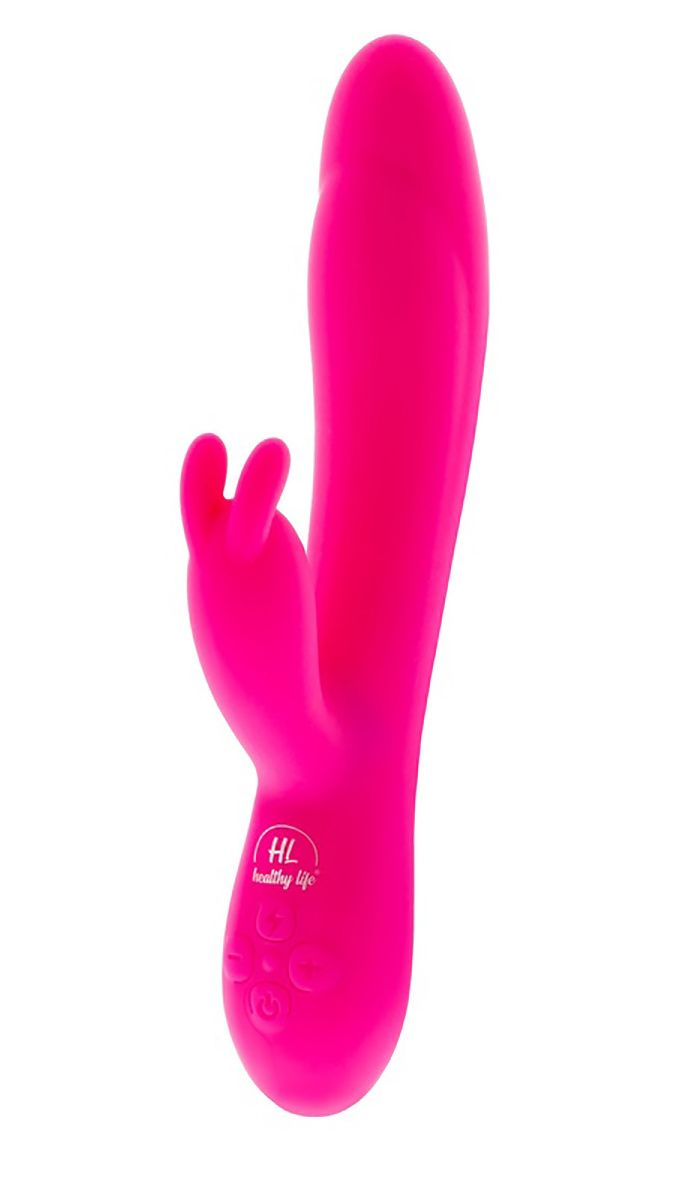 Healthy life Vibrator Rechargeable pink rose 0602571016 Healthy life
