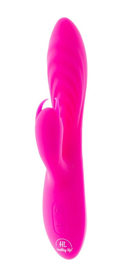 Healthy life Vibrator Rechargeable pink rose 0602571116 Healthy life