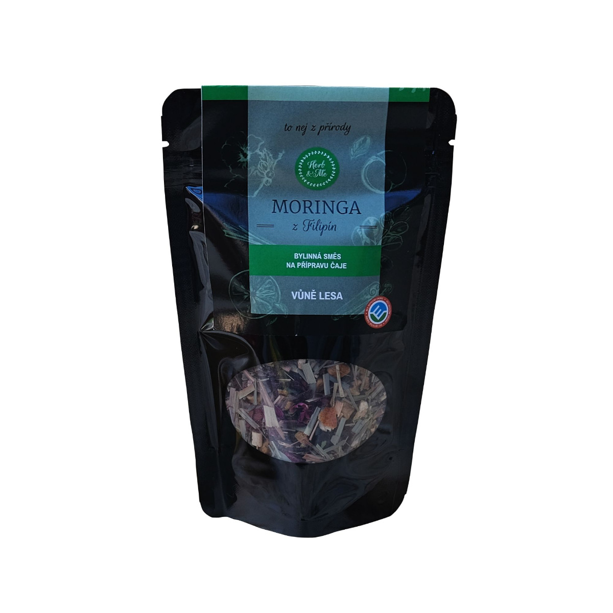 Herb&Me Moringa Čaj Vůně lesa bylinná směs 50 g Herb&Me Moringa