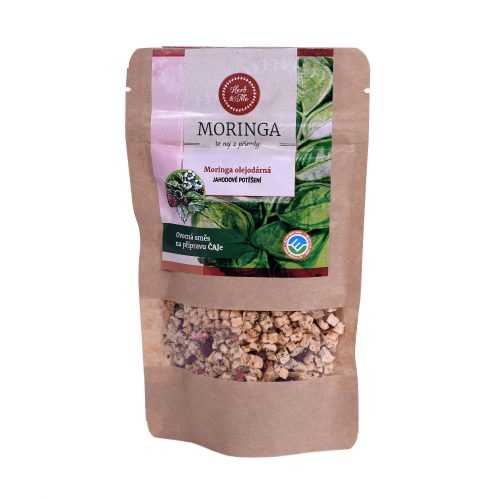 Herb&Me Moringa Jahodové potěšení s moringou sypaný čaj 50 g Herb&Me Moringa