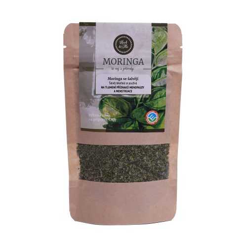 Herb&Me Moringa se šalvějí sypaný čaj 30 g Herb&Me Moringa