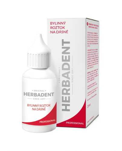 Herbadent Professional Bylinný roztok na dásně 25 ml Herbadent