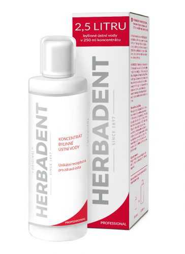 Herbadent Professional Koncentrát bylinné ústní vody 250 ml Herbadent