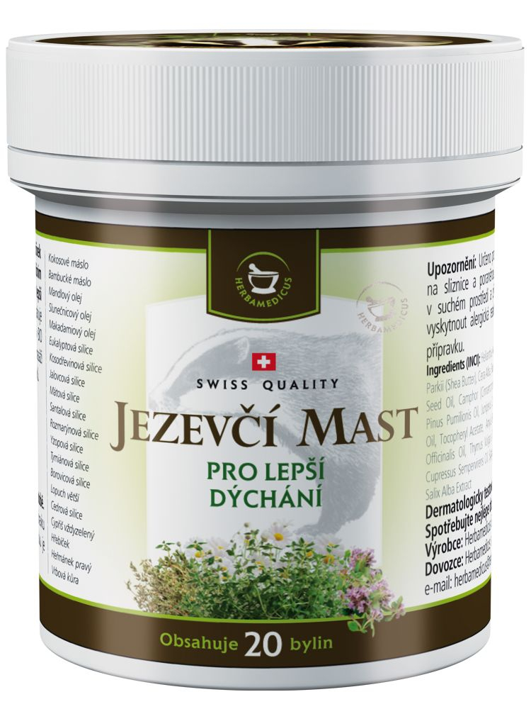 Herbamedicus Jezevčí mast 125 ml Herbamedicus