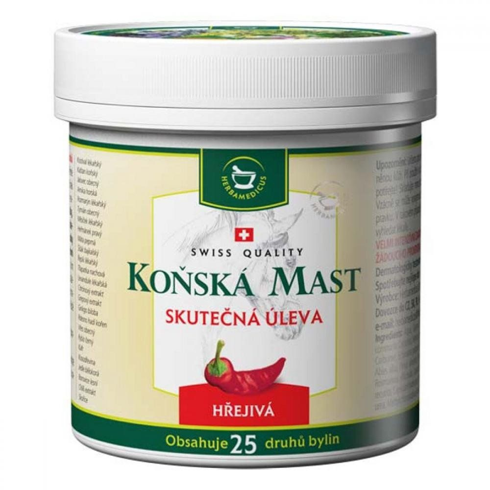 Herbamedicus Koňská mast hřejivá 500 ml Herbamedicus