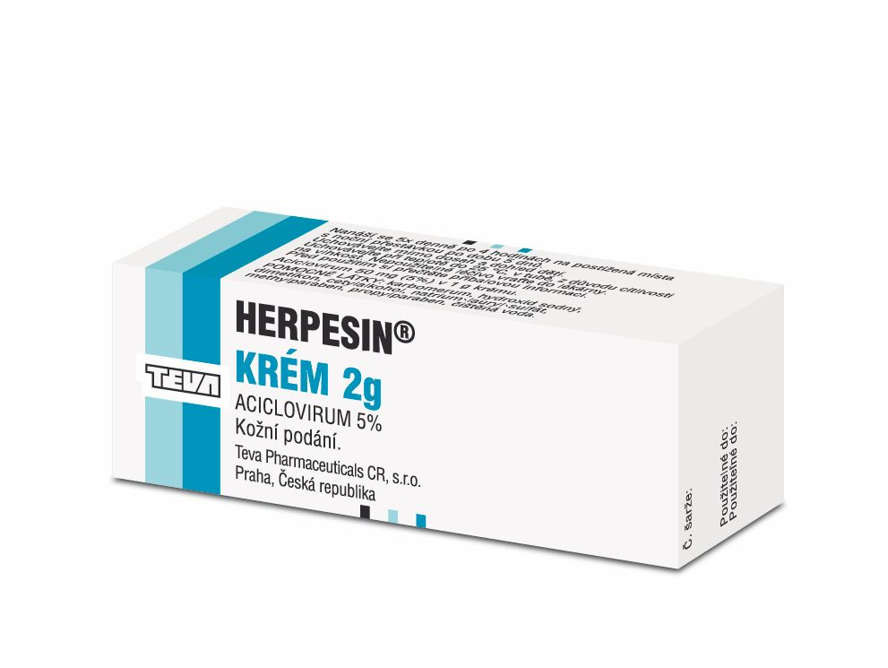 Herpesin krém 2 g Herpesin