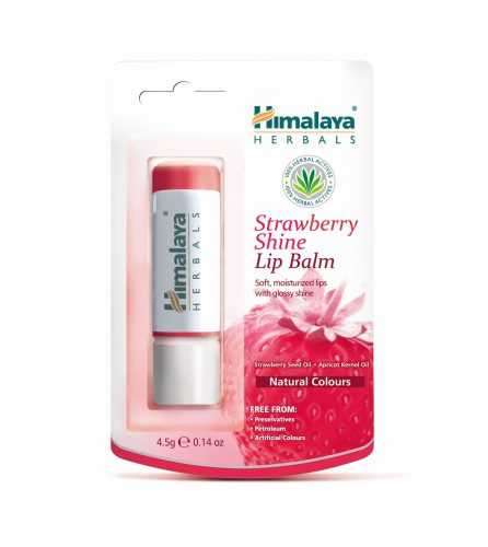 Himalaya Herbals Balzám na rty s jahodovým leskem 4