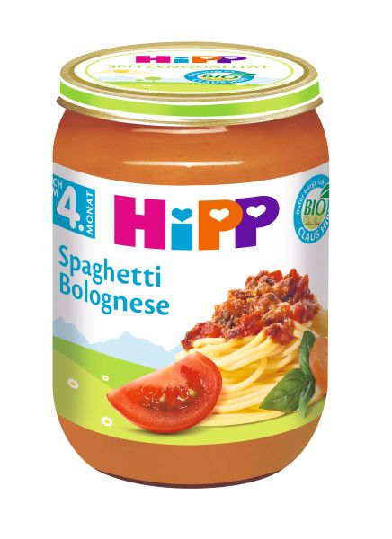 Hipp BABY MENU BIO Špagety v boloňské omáčce 190 g Hipp