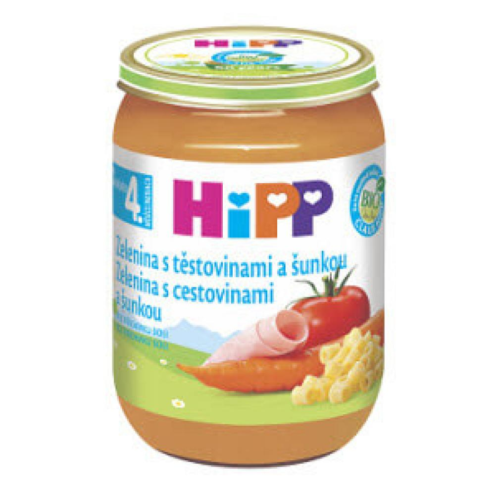 Hipp BABY MENU BIO Zelenina s těstovinami a se šunkou 190 g Hipp