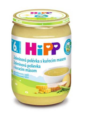Hipp BABY MENU BIO Zeleninová polévka s kuřecím masem 190 g Hipp