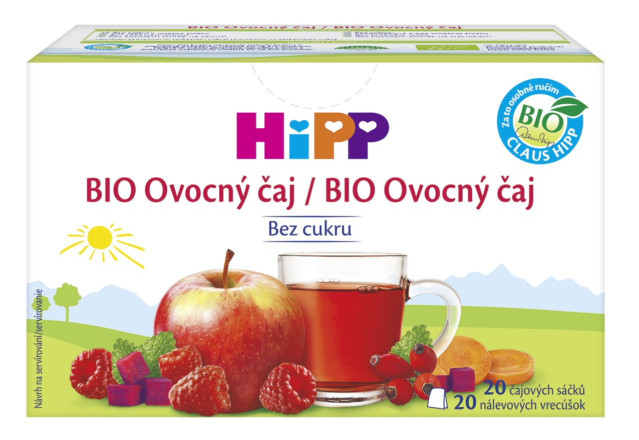 Hipp BIO Ovocný čaj sáčky 20x1