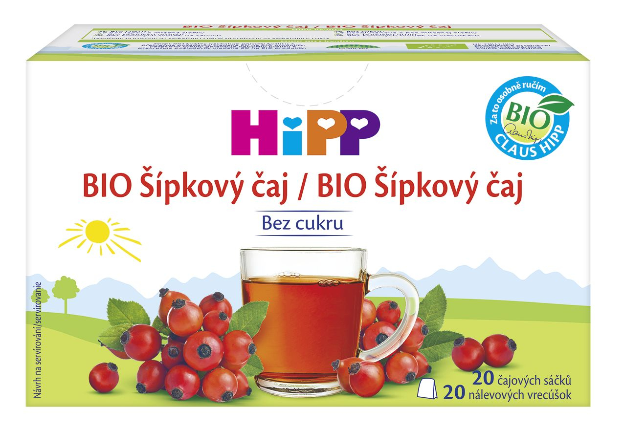Hipp BIO Šípkový čaj sáčky 20x1