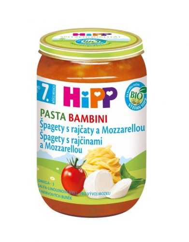Hipp JUNIOR MENU BIO Rajčata se špagetami a mozzarellou 220 g Hipp
