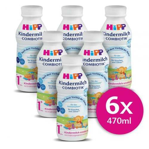 Hipp Junior Combiotik 1+ batolecí mléko 6x470 ml Hipp