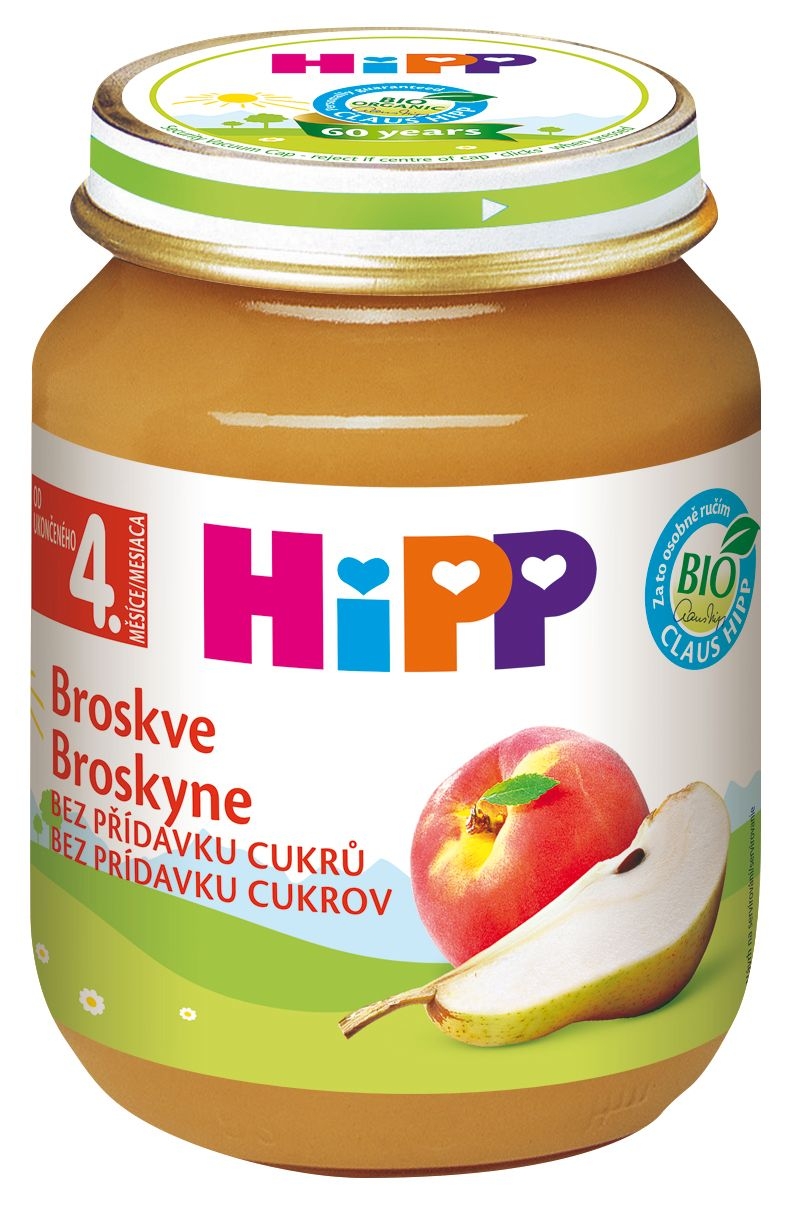 Hipp OVOCE BIO Broskve 125 g Hipp