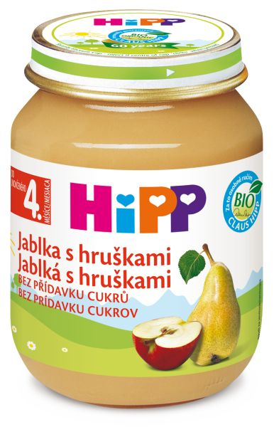 Hipp OVOCE BIO Jablka s hruškami 125 g Hipp