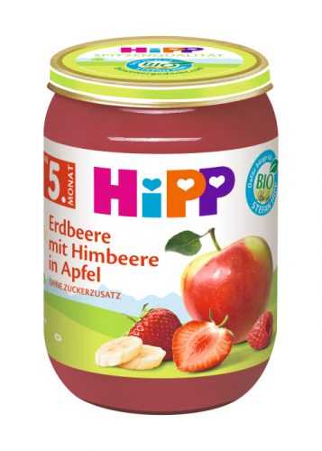Hipp OVOCE BIO Jablka s jahodami a malinami 190 g Hipp