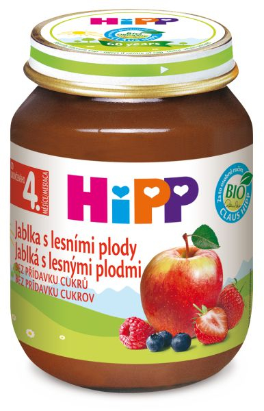 Hipp OVOCE BIO Jablka s lesními plody 125 g Hipp
