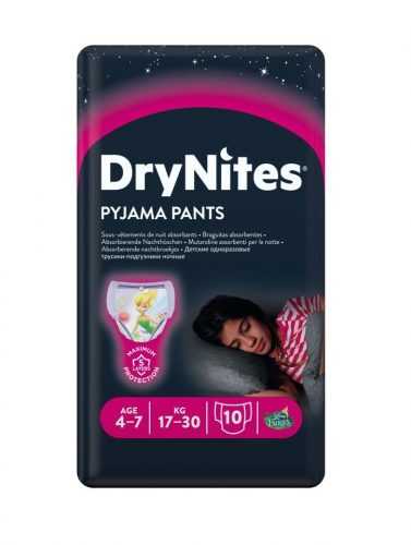 Huggies DryNites Girl 4-7 let 17-30 kg absorpční kalhotky 10 ks Huggies