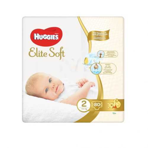 Huggies Elite Soft 2 4-6 kg dětské pleny 80 ks Huggies