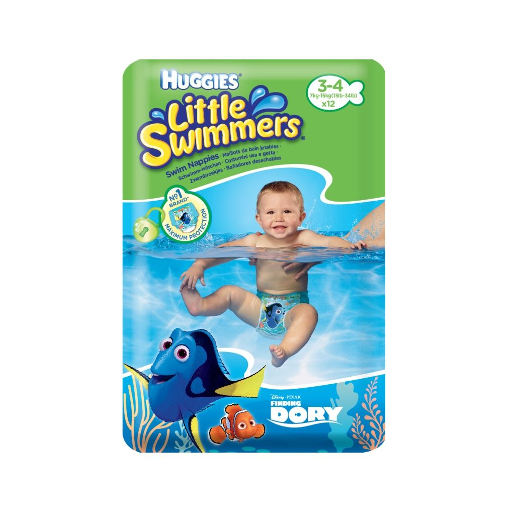 Huggies Little swimmers 7-15 kg koupací plenky 12 ks Huggies