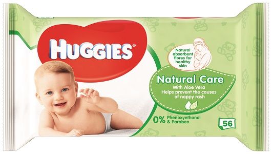 Huggies Natural Care vlhčené ubrousky 56 ks Huggies