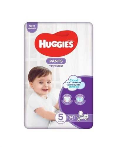 Huggies Pants Jumbo vel. 5 12-17 kg plenkové kalhotky 34 ks Huggies