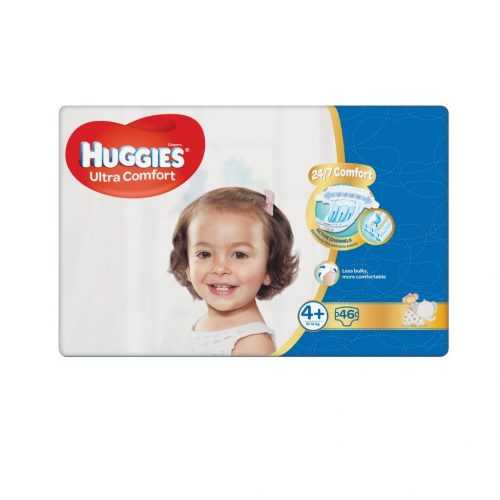 Huggies Ultra Comfort Jumbo vel. 4+ 10-16 kg dětské plenky 46 ks Huggies