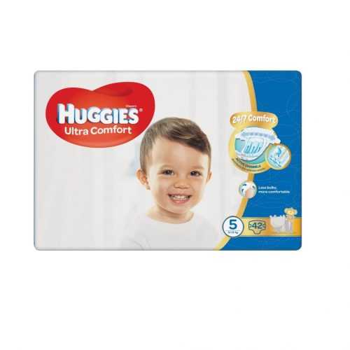 Huggies Ultra Comfort Jumbo vel. 5 12-22 kg dětské plenky 42 ks Huggies