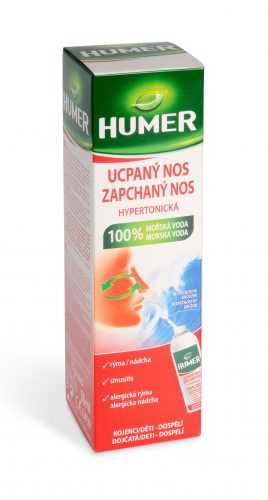 Humer Ucpaný nos 100% mořská voda hypertonická 50 ml Humer