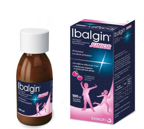 Ibalgin Junior 40 mg/ml perorální suspenze 100 ml Ibalgin